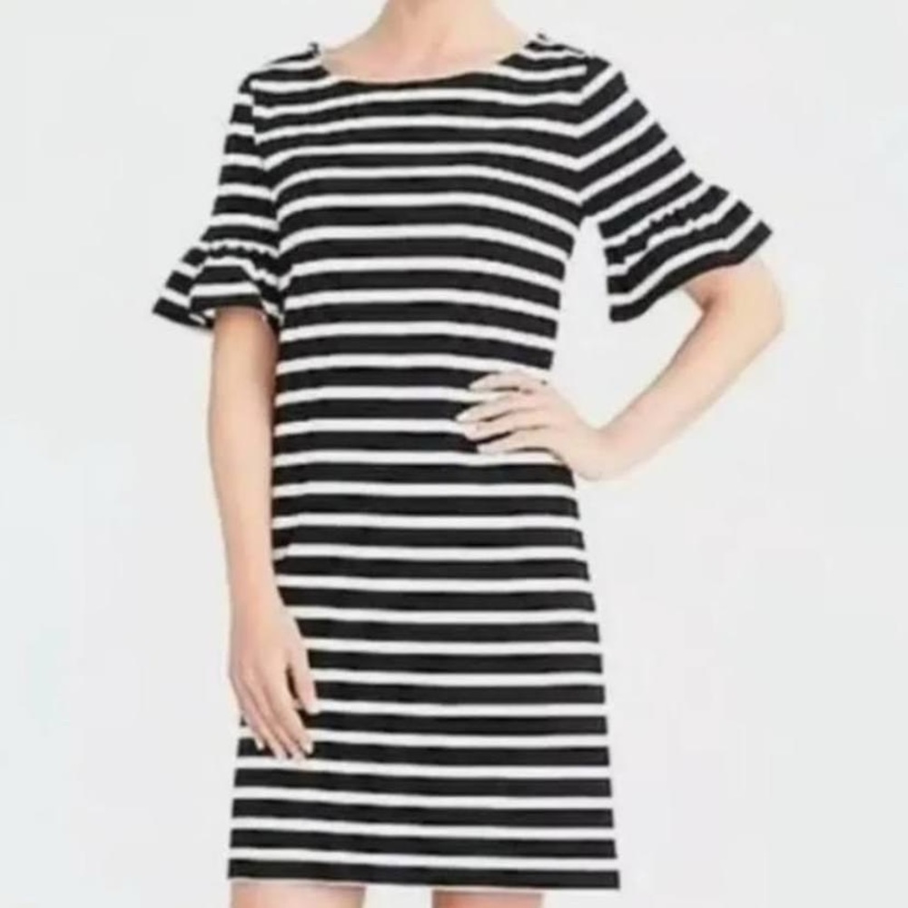 J. Crew Ruffle Sleeve Dress